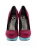G by GUESS Color Block Burgundy Heels Size 5 1/2 - photo 2