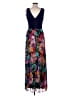 Xscape Blue Purple Cocktail Dress Size 6 - photo 2