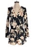 Lulus 100% Polyester Floral Black Blue Romper Size S - photo 1
