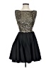Moon Collection 100% Polyester Stars Black Cocktail Dress Size S - photo 1