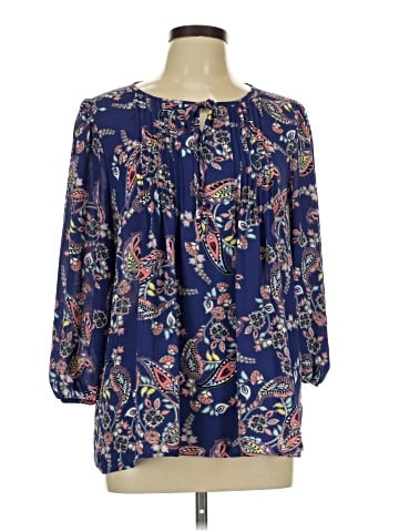 Counterparts 3/4 Sleeve Blouse (view 1)