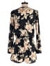 Lulus 100% Polyester Floral Black Blue Romper Size S - photo 2