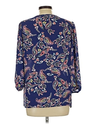 Counterparts 3/4 Sleeve Blouse (view 2)