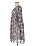 Torrid 100% Polyester Animal Print Silver Casual Dress Size 1X Plus (1) - photo 5