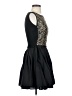 Moon Collection 100% Polyester Stars Black Cocktail Dress Size S - photo 4