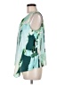DKNYC 100% Polyester Teal Green Sleeveless Blouse Size M - photo 5