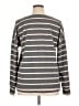 Haven Well Within Stripes Gray Pullover Sweater Size XL - photo 2