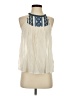 Joie 100% Cotton Ivory Sleeveless Blouse Size XS - photo 1