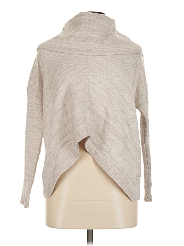 Pre-owned Express Turtleneck Sweater In Tan