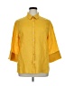 Chico's Gold Yellow 3/4 Sleeve Button-Down Shirt Size XL - photo 1
