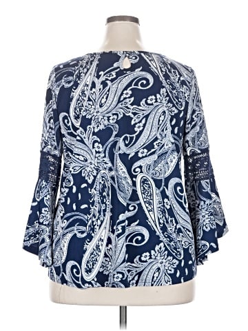 Roommates 3/4 Sleeve Blouse (view 2)