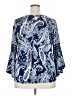 Roommates Blue 3/4 Sleeve Blouse Size 2X - photo 2