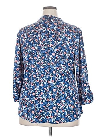 Roz & Ali 3/4 Sleeve Blouse (view 2)