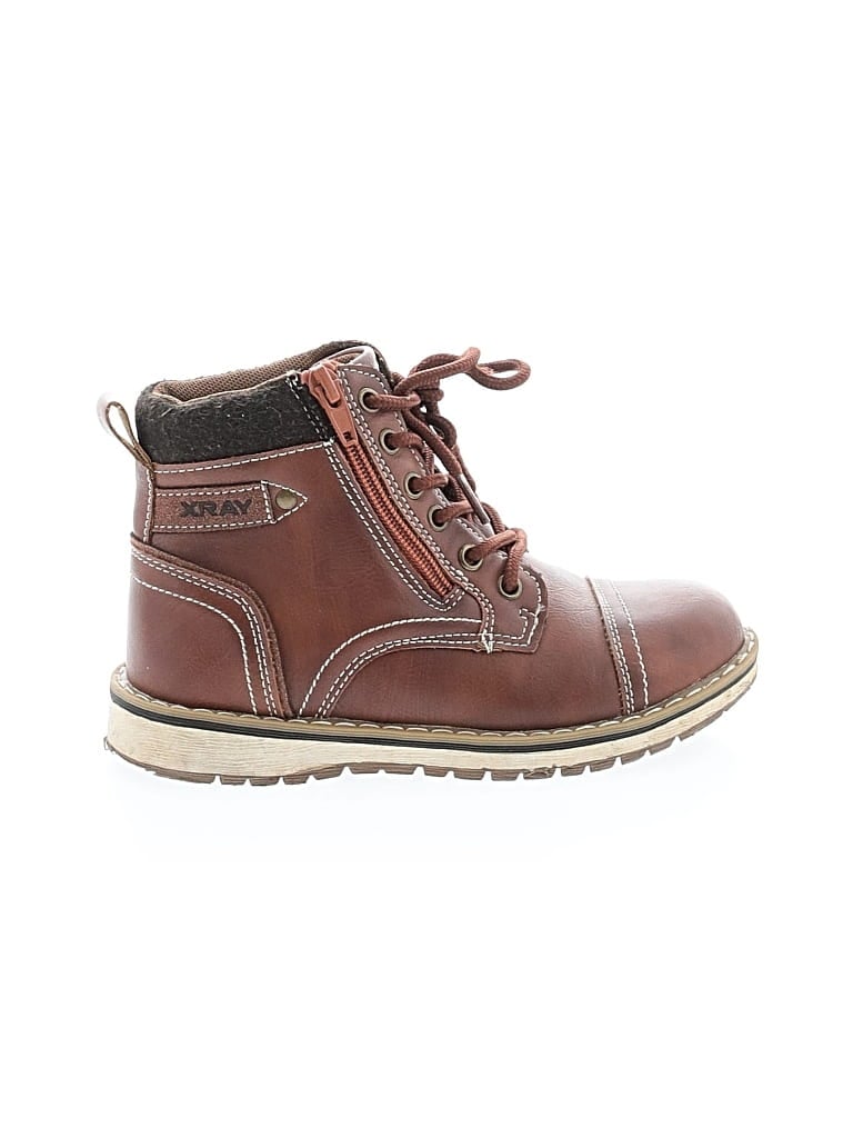 Pre-owned Assorted Brands Kids' Boots In Brown