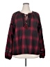Knox Rose Red Long Sleeve Blouse Size XXL - photo 1