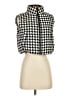 Hyfve 100% Polyester Houndstooth Ivory Vest Size S - photo 1
