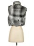 Hyfve 100% Polyester Houndstooth Ivory Vest Size S - photo 2