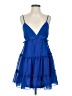 She + Sky 100% Polyester Blue Cocktail Dress Size S - photo 1