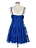 She + Sky 100% Polyester Blue Cocktail Dress Size S - photo 2