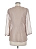 Daniel Rainn Gray 3/4 Sleeve Blouse Size M - photo 2