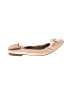 Stuart Weitzman 100% Leather Ivory Orange Flats Size 7 1/2 - photo 1