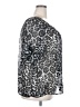 Apt. 9 100% Polyester Animal Print Gray Short Sleeve Blouse Size 2X - photo 4