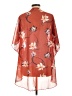 Emory Park 100% Polyester Orange 3/4 Sleeve Blouse Size L - photo 2