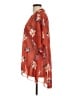 Emory Park 100% Polyester Orange 3/4 Sleeve Blouse Size L - photo 5