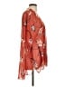 Emory Park 100% Polyester Orange 3/4 Sleeve Blouse Size L - photo 4