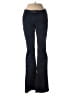 Alice + Olivia Chevron-herringbone Blue Jeans Size 26 waist - photo 1