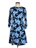 AGB Print Blue Casual Dress Size S - photo 1