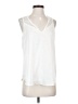 Express 100% Polyester White Sleeveless Blouse Size S - photo 1