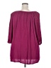 Torrid Burgundy 3/4 Sleeve Blouse Size 2X Plus (2) - photo 2