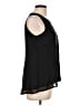 White House Black Market 100% Polyester Black Sleeveless Blouse Size 10 - photo 4