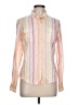 Madison 100% Cotton Stripes Pink Long Sleeve Button-Down Shirt Size 10 - photo 1