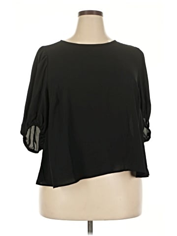 ELOQUII 3/4 Sleeve Top (view 1)