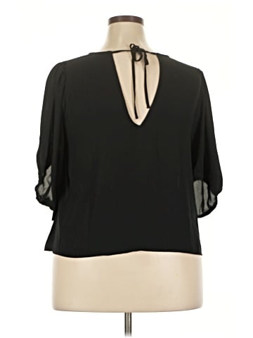 ELOQUII 3/4 Sleeve Top (view 2)