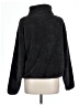 Old Navy 100% Polyester Solid Black Faux Fur Jacket Size L - photo 2