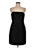 Chequer 100% Polyester Black Cocktail Dress Size 8 - photo 1