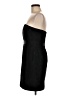 Chequer 100% Polyester Black Cocktail Dress Size 8 - photo 5