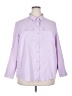Eddie Bauer Purple 3/4 Sleeve Button-Down Shirt Size XXL - photo 1
