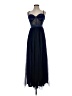 Unbranded 100% Polyester Blue Cocktail Dress Size XS - photo 1