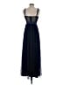Unbranded 100% Polyester Blue Cocktail Dress Size XS - photo 2