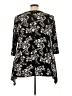 Woman Within Black 3/4 Sleeve Blouse Size 22 (1X) - photo 2