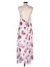 Forever 21 100% Polyester Floral White Casual Dress Size M - photo 2