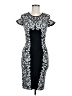 BCBGMAXAZRIA Graphic Black Cocktail Dress Size M - photo 1