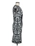 BCBGMAXAZRIA Graphic Black Cocktail Dress Size M - photo 4