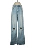 Zara Hearts Blue Jeans Size 4 - photo 1