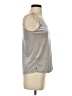 Ann Taylor Silver Sleeveless Top Size XXS - photo 4