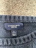 Lands' End Chevron-herringbone Black Pullover Sweater Size L - photo 7